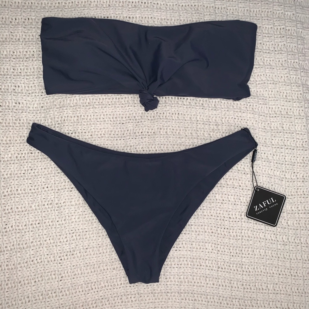 NWT Zaful Strapless Bikini
